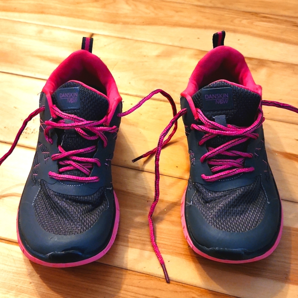 Danskin Now Pink and Gray Sneakers